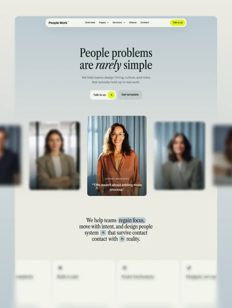 People Work